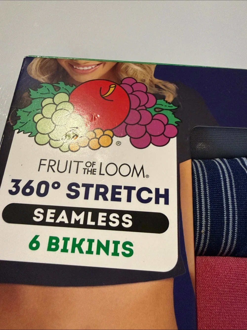 Fruit of the Loom 360 Stretch Seamless 6 pack Women’s Bikinis Pack